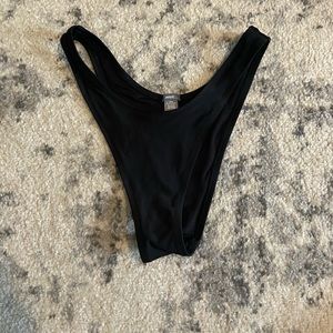 NEVER WORN Black Aerie Hi-leg Cheeky Bottoms